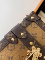 Louis Vuitton Petite Malle Brown monogram reverseM44154，Size:19*15*5cm - Image 11