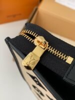 Louis Vuitton's New Lafite Cotton Embroidered ToiletryPouch Chain Bag M82521Size: 25*20*5.5cm - Image 5