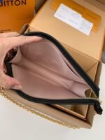 Louis Vuitton's New Lafite Cotton Embroidered ToiletryPouch Chain Bag M82521Size: 25*20*5.5cm - Image 11