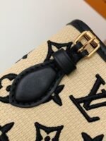 Louis Vuitton New Lafite Cotton Embroidered NANOBUCKET Handbag M82418Size: 13*17*9cm - Image 5