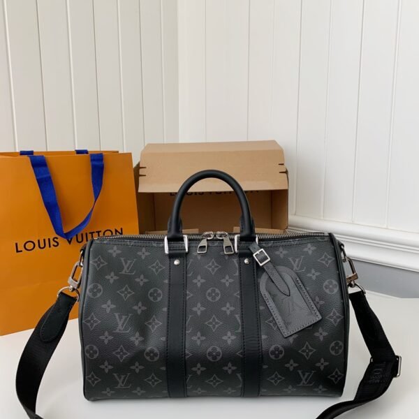 Louis Vuitton's seasonal new Keepall Bandoulière 35handbag M46655, 34*21*16cm