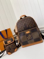 Louis Vuitton x Nigo Co branded Campus Men'sBackpack N40380, Top QualitySize: 30*39* 13cm - Image 10