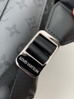 Louis Vuitton's New MONTSOURlS Men's Black FlowerBackpack M45583, Top Quality Size: 32*40*19cm - Image 7