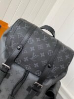Louis Vuitton's New MONTSOURlS Men's Black FlowerBackpack M45583, Top Quality Size: 32*40*19cm - Image 13