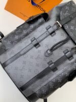 Louis Vuitton's New MONTSOURlS Men's Black FlowerBackpack M45583, Top Quality Size: 32*40*19cm - Image 15