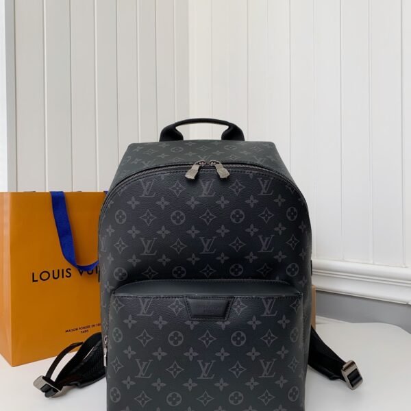 Louis Vuitton Men's DlSCOVERY Black Flower Backpack M43186 Top QualitySize: 30*40*20cm