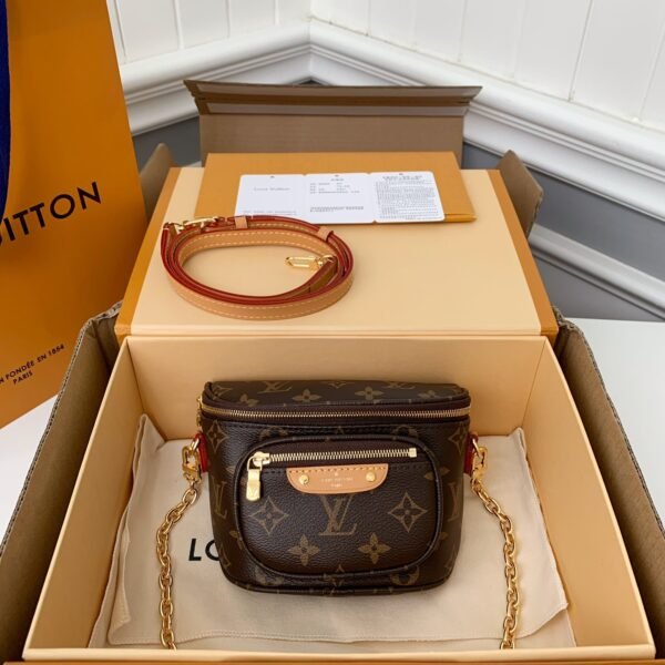 Louis Vuitton's new MINl BUMBAG vintage handbag forthe season M82335 is of top quality Size: 17*12*9.5cm