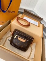 Louis Vuitton's new MINl BUMBAG vintage handbag forthe season M82335 is of top quality Size: 17*12*9.5cm - Image 2
