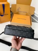 Louis Vuitton Autumn/Winter New STEAMER BlackFlower Messenger Bag M46795, Top Quality Size: 24*17*5cm - Image 5