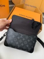 Louis Vuitton Autumn/Winter New STEAMER BlackFlower Messenger Bag M46795, Top Quality Size: 24*17*5cm - Image 13