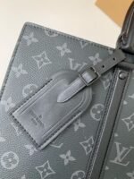 Louis Vuitton's new Sac Plat Horizontal Zippé men'sblack flower briefcase M45165Size: 31*39*8.5cm - Image 12