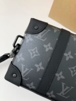 Louis Vuitton's new Sac Plat Horizontal Zippé men'sblack flower briefcase M45165Size: 22.5*14*5cm - Image 3