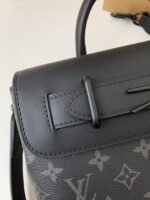 Louis Vuitton's new Sac Plat Horizontal Zippé men'sblack flower briefcase M45165Size: 25*19*8cm - Image 10