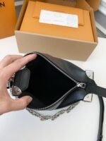 Louis Vuitton New SIDE TRUNK full leathermedium size handbag M11350 Size:21*14*6cm - Image 2