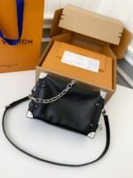 Louis Vuitton New SIDE TRUNK full leathermedium size handbag M11350 Size:21*14*6cm - Image 3