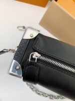 Louis Vuitton New SIDE TRUNK full leathermedium size handbag M11350 Size:21*14*6cm - Image 8