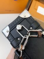Louis Vuitton New SIDE TRUNK full leathermedium size handbag M11350 Size:21*14*6cm - Image 13