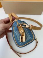 Louis Vuitton The new SPEEDY 18bandoulière tannin denim handbag N40682 Size:18*12*10cm - Image 5