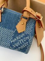 Louis Vuitton The new SPEEDY 18bandoulière tannin denim handbag N40682 Size:18*12*10cm - Image 16