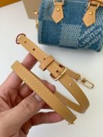 Louis Vuitton The new SPEEDY 18bandoulière tannin denim handbag N40682 Size:18*12*10cm - Image 14