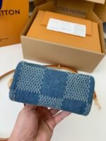 Louis Vuitton The new SPEEDY 18bandoulière tannin denim handbag N40682 Size:18*12*10cm - Image 11