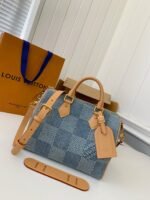 Louis Vuitton The new SPEEDY 25bandoulière tannin denim handbag N40700 Size:25*15*15cm - Image 3