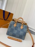 Louis Vuitton The new SPEEDY 25bandoulière tannin denim handbag N40700 Size:25*15*15cm - Image 2