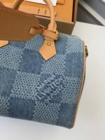Louis Vuitton The new SPEEDY 25bandoulière tannin denim handbag N40700 Size:25*15*15cm - Image 15