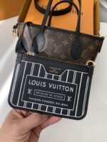 Louis Vuitton's new NEVERFULLBANDOULIÈRE INSIDE OUT BB Shopping BagM12099 Size: 16.5*11*26.5cm - Image 9