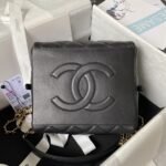 Chanel 23A Premium Handmade Sheepskin PortableLunch Box Bag AS4201, Top QualitySize: 17*21*5.5cm - Image 4