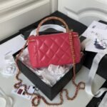 Chanel 23A New Handle WOC AP3383, Top Quality Size: 17cm - Image 4