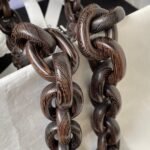 Chanel 23A Dakar Advanced Handicraft WorkshopPeach Wood Limited CF Mini AS4165, Top QualitySize: 11*18*7cm - Image 6