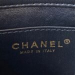 Chanel 23A Dakar Advanced Handicraft WorkshopPeach Wood Limited CF Mini AS4165, Top QualitySize: 11*18*7cm - Image 9