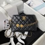 Chanel 23A Golden Little Lion Chain Bag AP3429, Top Quality Size:19*13*8cm