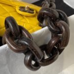 Chanel 23A Dakar Advanced Handicraft WorkshopPeach Wood Limited CF Mini AS4165, Top QualitySize:11*18*7cm - Image 4