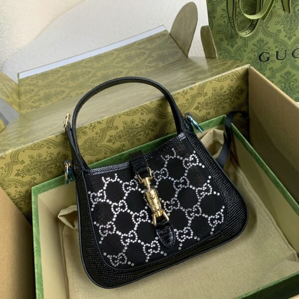 Gucci jackie 1961 series mini handbagSixe: 19*13*3cm