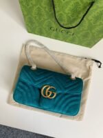Gucci Marmont Series of Cashmere cross body bagSize:26*15*7cm - Image 2