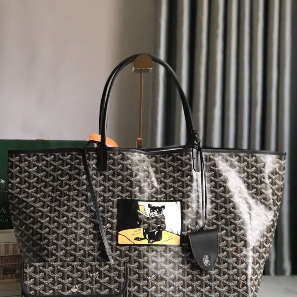 Goyard Saint Louis GM special painted Dou styleshopping bag