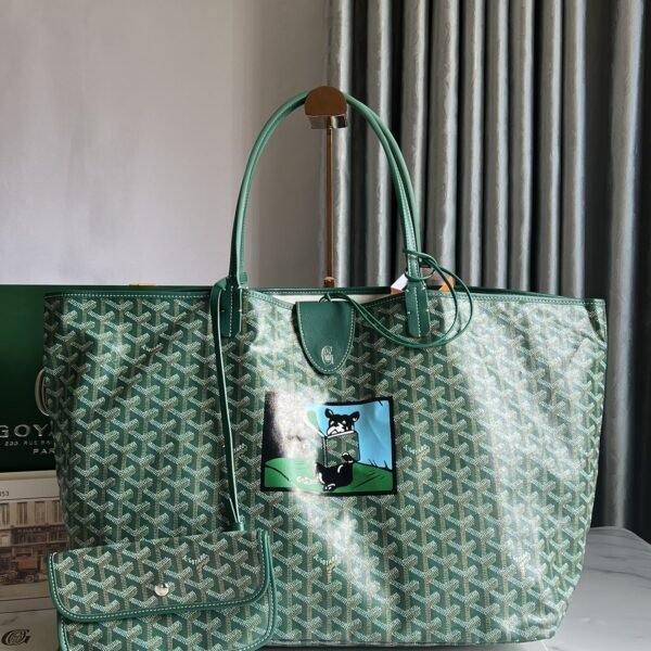 Goyard Saint Louis GM special painted Dou styleshopping bag