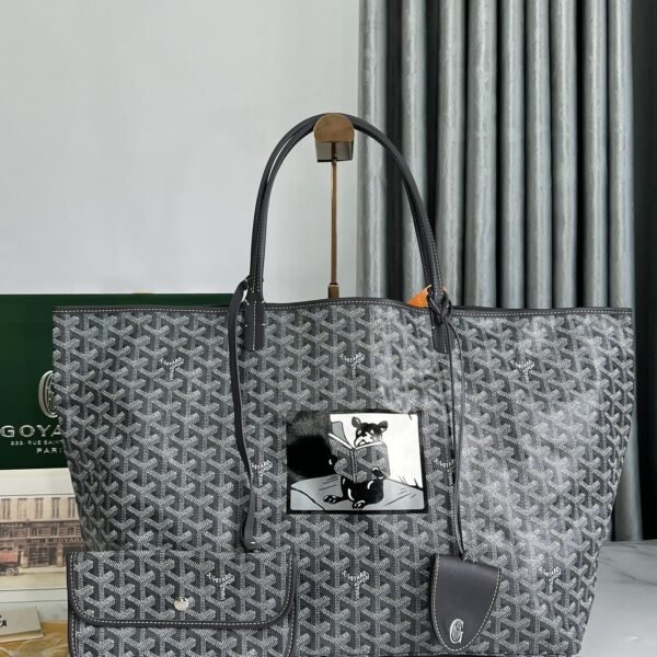 Goyard Saint Louis GM special painted Dou styleshopping bag