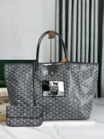 Goyard Saint Louis GM special painted Dou styleshopping bag - Image 7