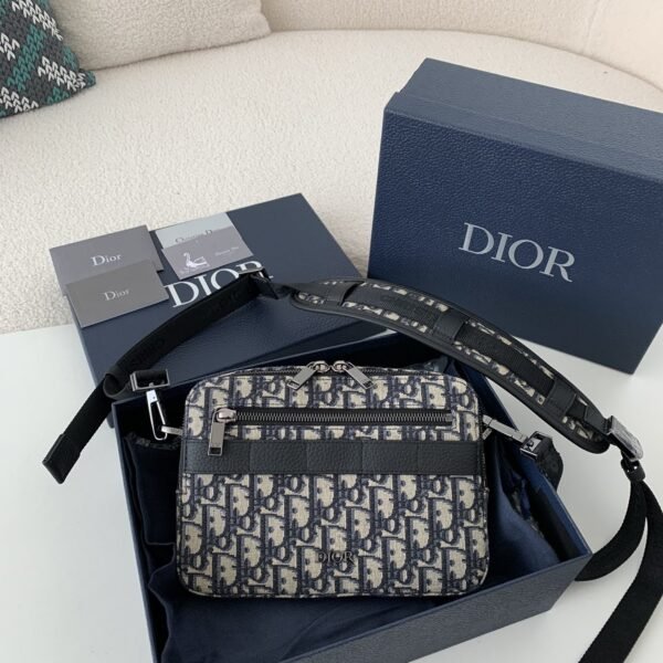 DIOR Men's SAFARl Messenger Bag, Top QualitySize: 22*15*6cm