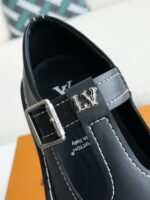 LOUIS VUITTON Cow leather/Round he ad buckle Casual Shoes - Image 5