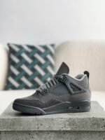 Jordan Air Jordan 4 retro kawssuede lightweight wear-resistant non-slip mid-top - Image 4