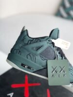 Jordan Air jordan 4 retro kawssuede lightweight wear-resistant non-slip mid-top - Image 11