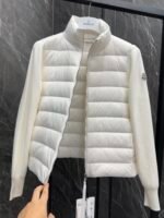 Moncler Cardigan women's lightweight padded wool down cardigan jacket - Image 5