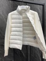 Moncler Cardigan women's lightweight padded wool down cardigan jacket - Image 4