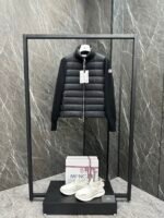 Moncler Cardigan women's lightweight padded wool down cardigan jacket