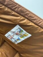 Moncler mouthed Brou 2024 autumn and winter women's belt matte waist cinched mid length down jacket jacket - Image 5