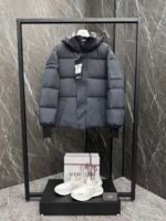Moncler Grenoble Velcro Badge Autumn/Winter Men's Down Jacket Skiing Series Hooded Jacket - Image 9